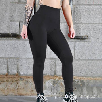 Calças de ioga sexy feminina de cintura alta